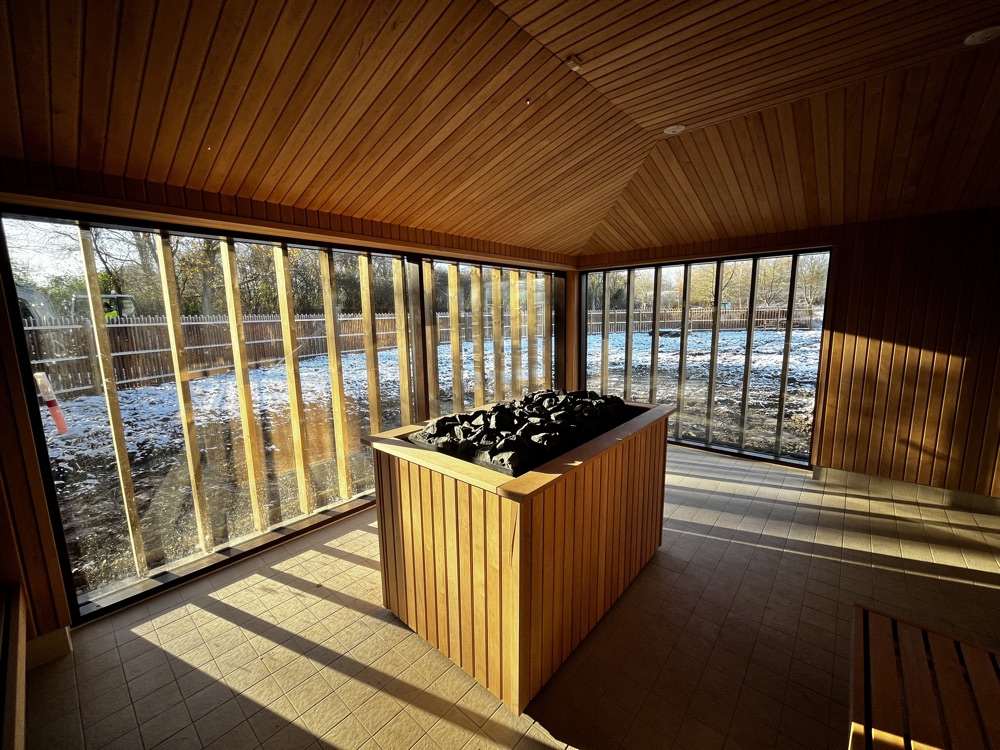 Saunaen hos East Kilbride Badet