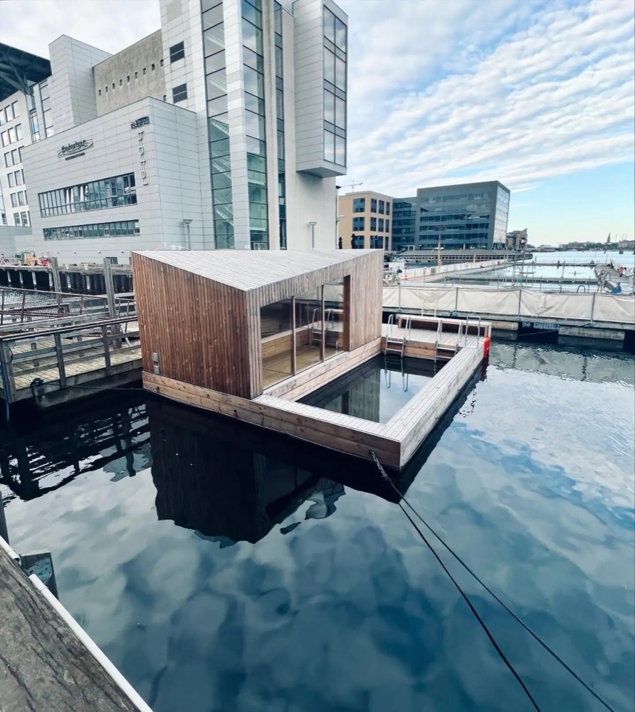 Saunaen hos Københavns Badeklub