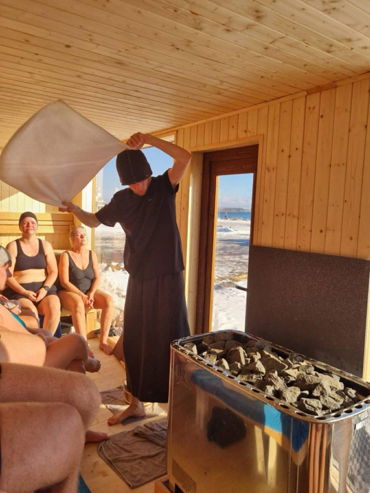 Saunaen hos SaltogSauna