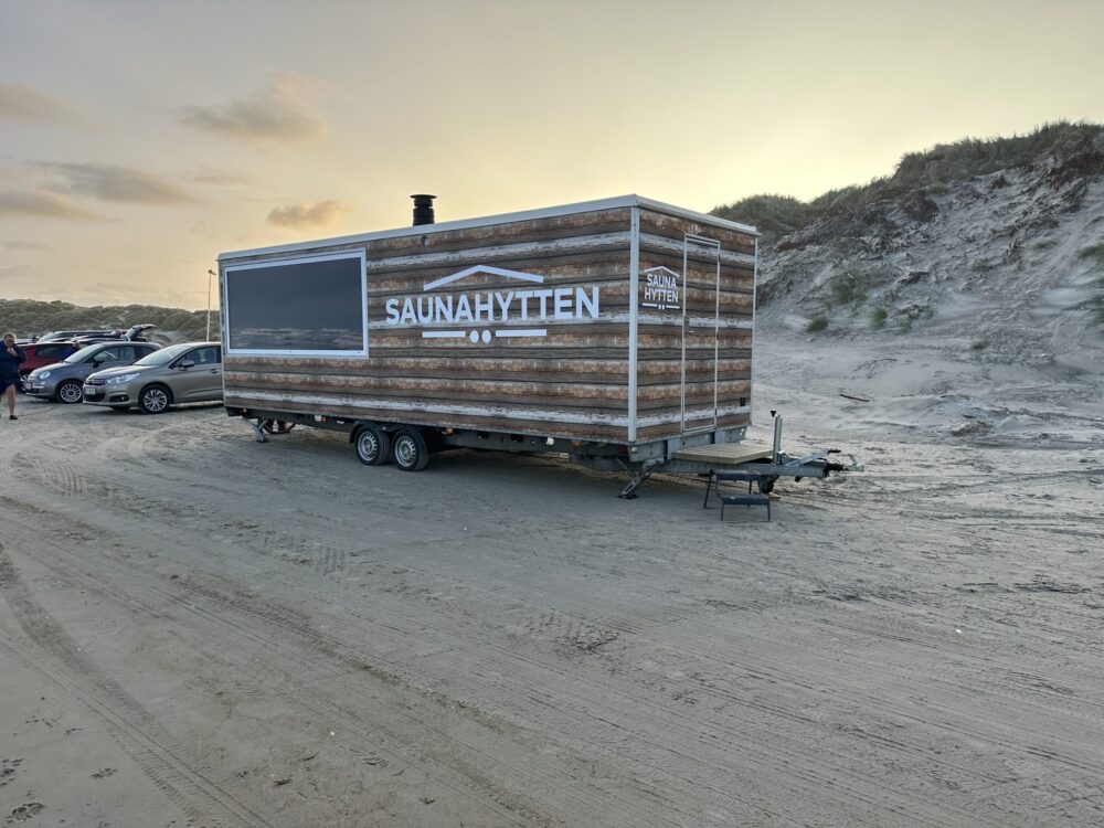Saunaen hos Saunahytten Blokhus Strand